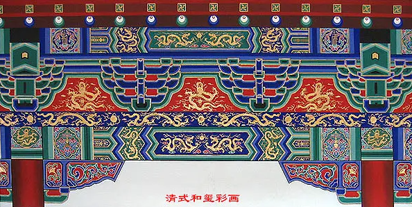 友谊中国建筑彩画装饰图案